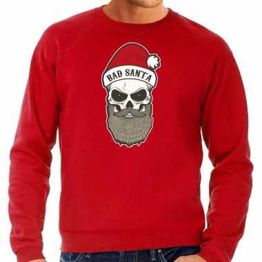 Bad santa foute kersttrui / outfit rood voor heren