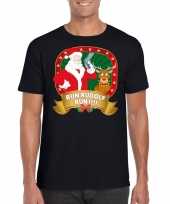 Foute kerst t shirt run rudolf voor heren 10125367