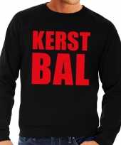 Foute kersttrui kerst bal zwart voor heren