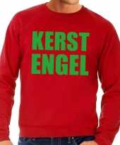 Foute kersttrui kerst engel rood voor heren